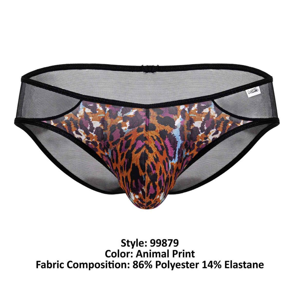 CandyMan Men's Underwear 99879 Leopard Briefs Color Animal Print