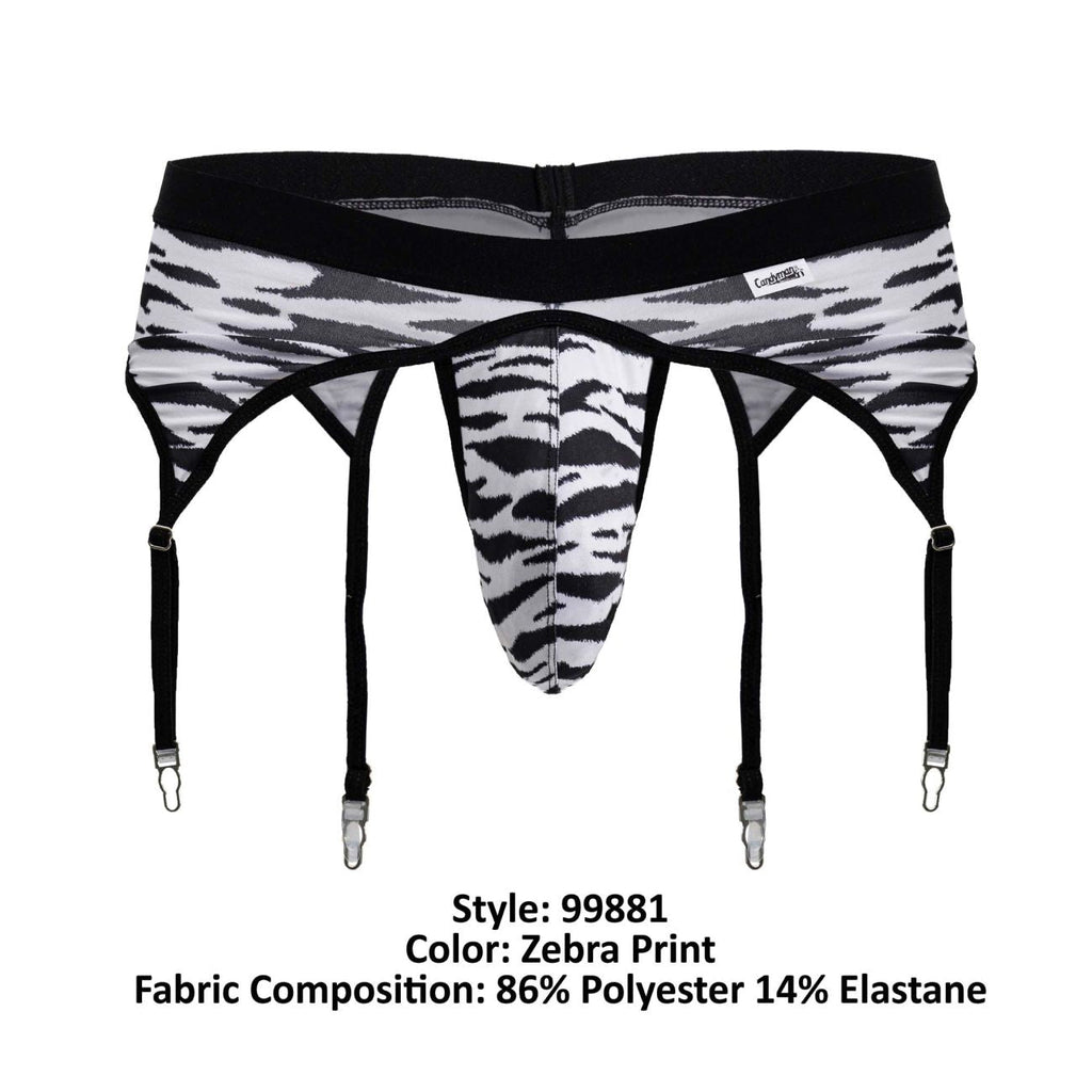 CandyMan Men's Underwear 99881 Zebra Thongs Color Zebra Print