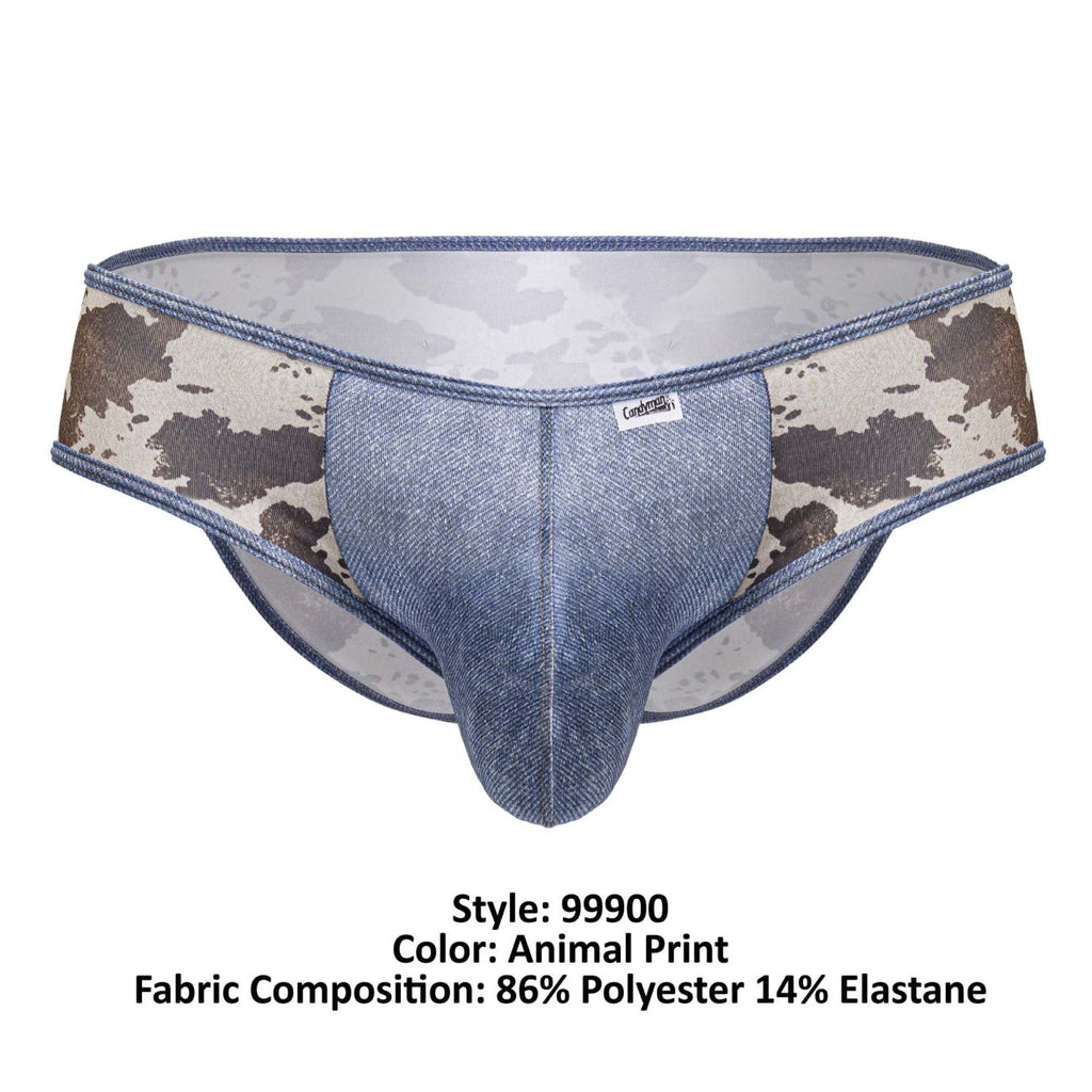 CandyMan Men's Underwear 99900 Cowboy Briefs Color Animal Print