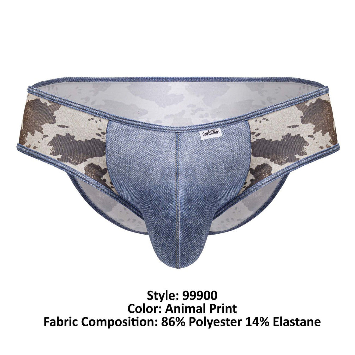 CandyMan Men's Underwear 99900 Cowboy Briefs Color Animal Print