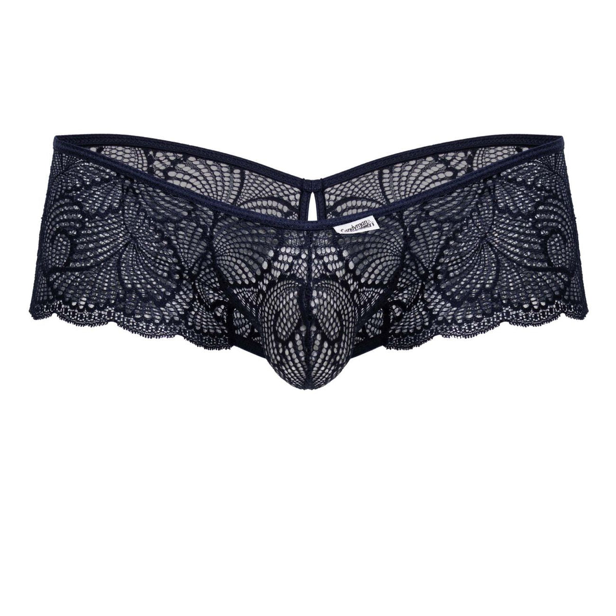CandyMan 99907 Men's Underwear Lace Trunks Color Navy