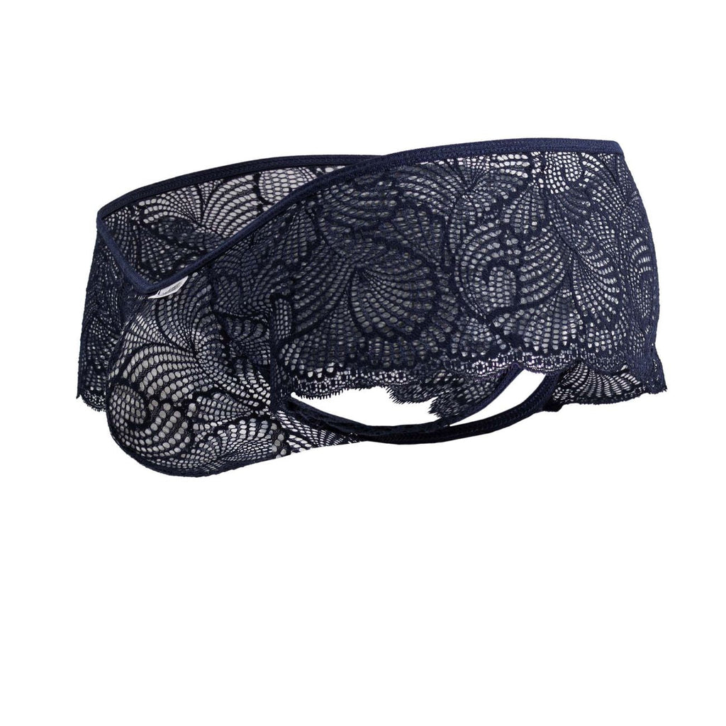 CandyMan 99907 Men's Underwear Lace Trunks Color Navy