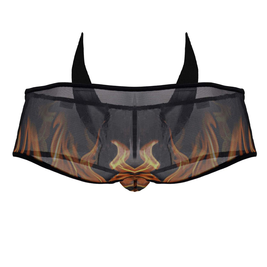 CandyMan Men's Underwear 99917 Wicked Trunks Color Black