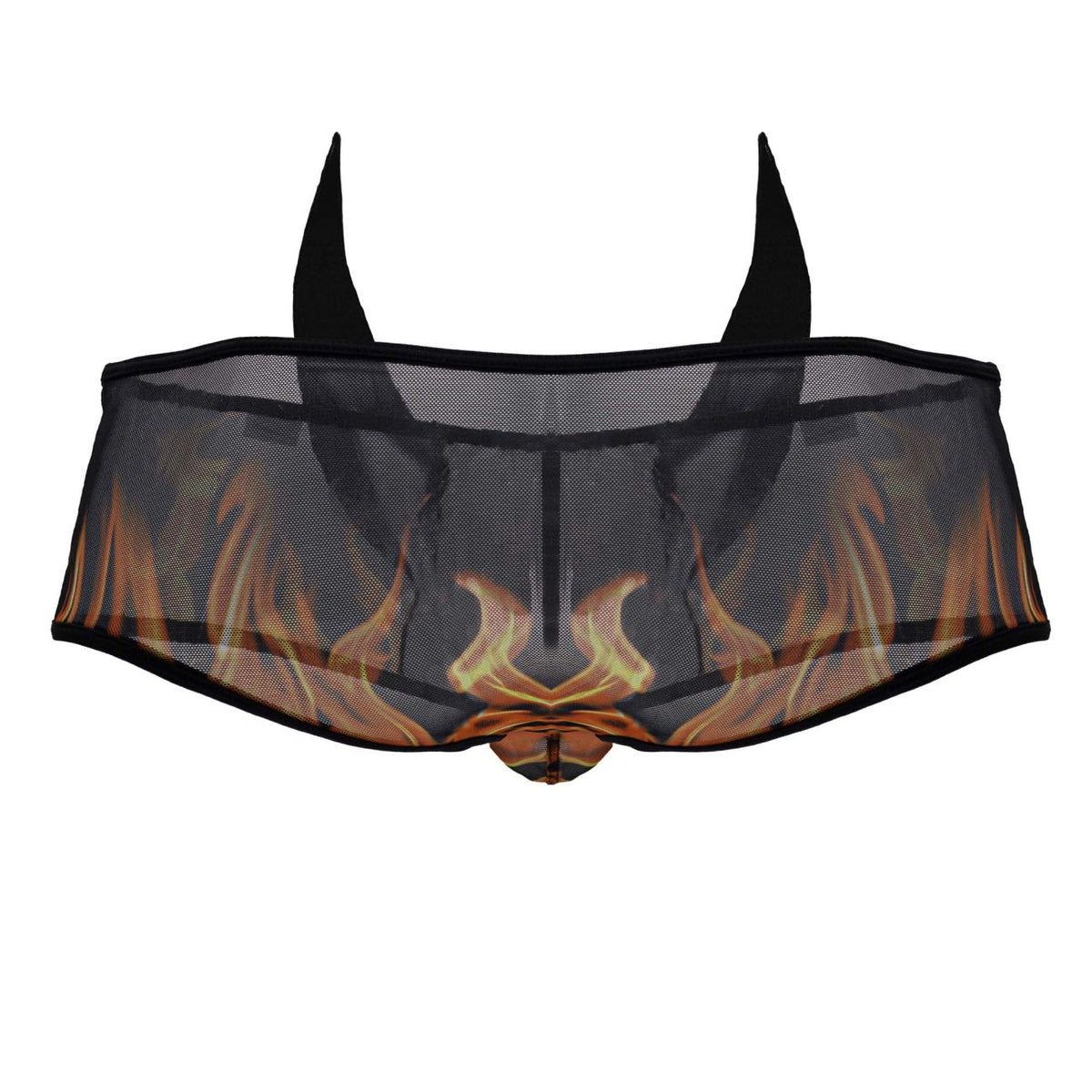 CandyMan Men's Underwear 99917 Wicked Trunks Color Black