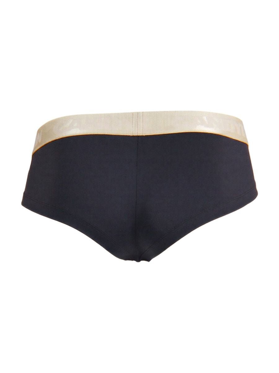 CandyMan 99932 Men's Underwear Sleek Contour Briefs Color Black-Gold