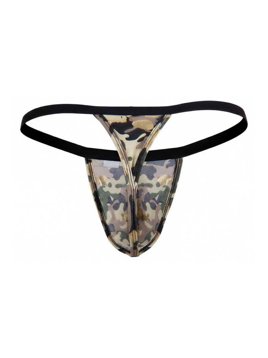 CandyMan 99939 Men's Underwear Minimalist Low Rise Micro Thong Color Camo