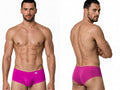 CandyMan 99943 Men's Underwear Sleek Low Rise Trunks Color Magenta