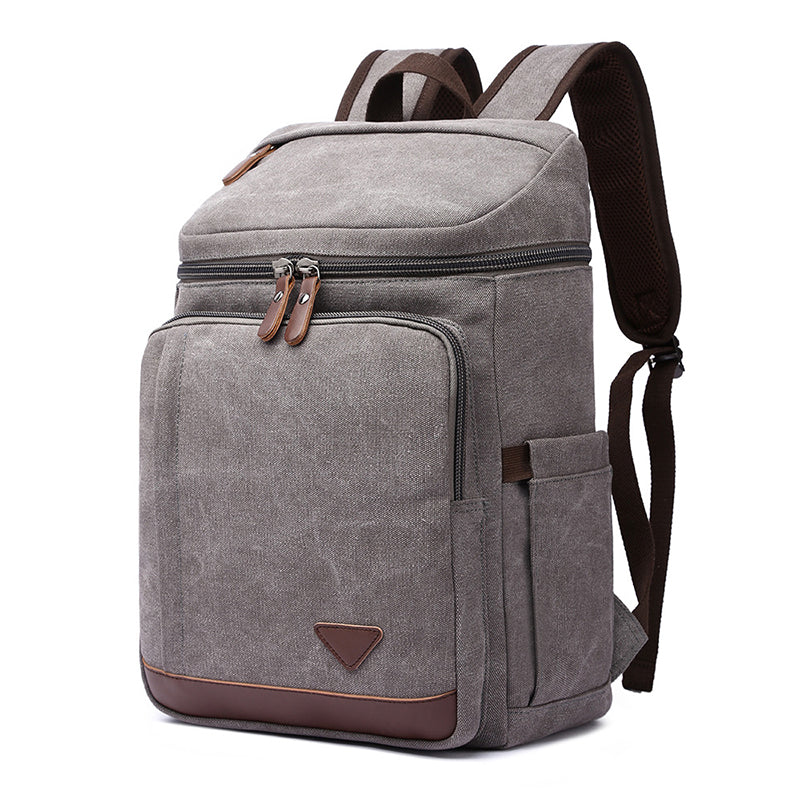 Canvas Backpack Casual Canvas Travel Backpack Men's School Backpack Handmade Hiking Backpacks