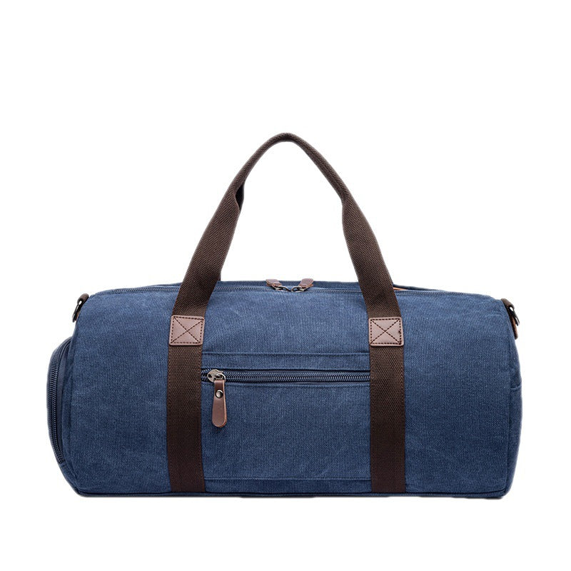Canvas Duffel Bag For Mens Canvas Weekender Bag Men's Gym Bag Fashion Carry On Bag