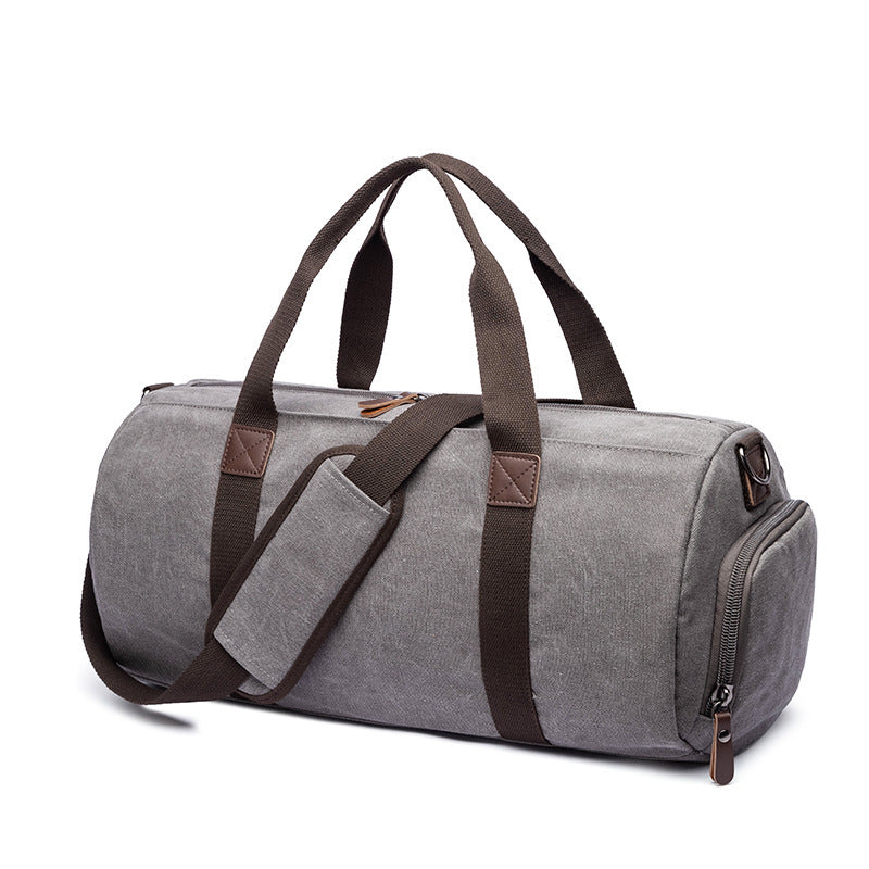 Canvas Duffel Bag For Mens Canvas Weekender Bag Men's Gym Bag Fashion Carry On Bag