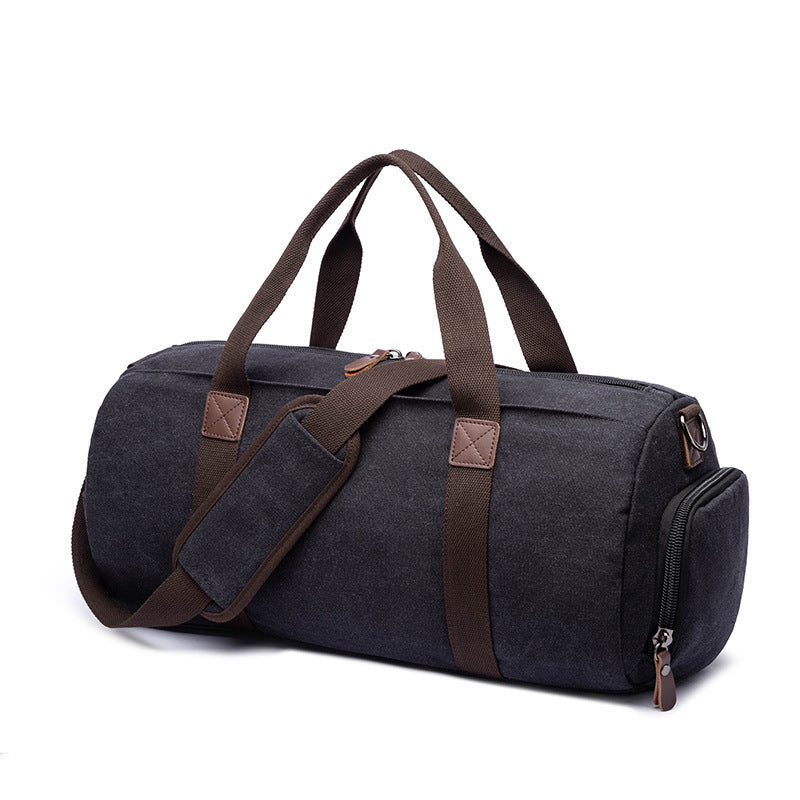 Canvas Duffel Bag For Mens Canvas Weekender Bag Men's Gym Bag Fashion Carry On Bag