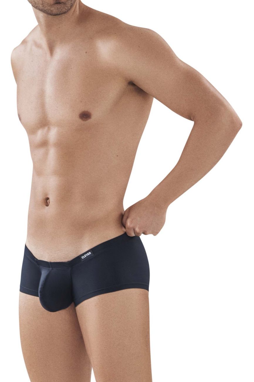 Clever Moda Men's Underwear 0872 Latin Trunks Color Black