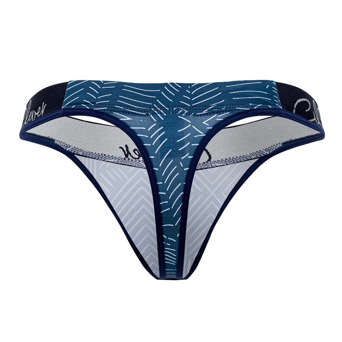 Clever Moda Men's Underwear 1416 Lush Thongs Color Dark Blue