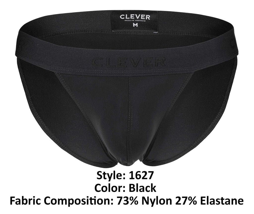 Clever Moda Men's Underwear 1627 Deseo Bikini Color Black