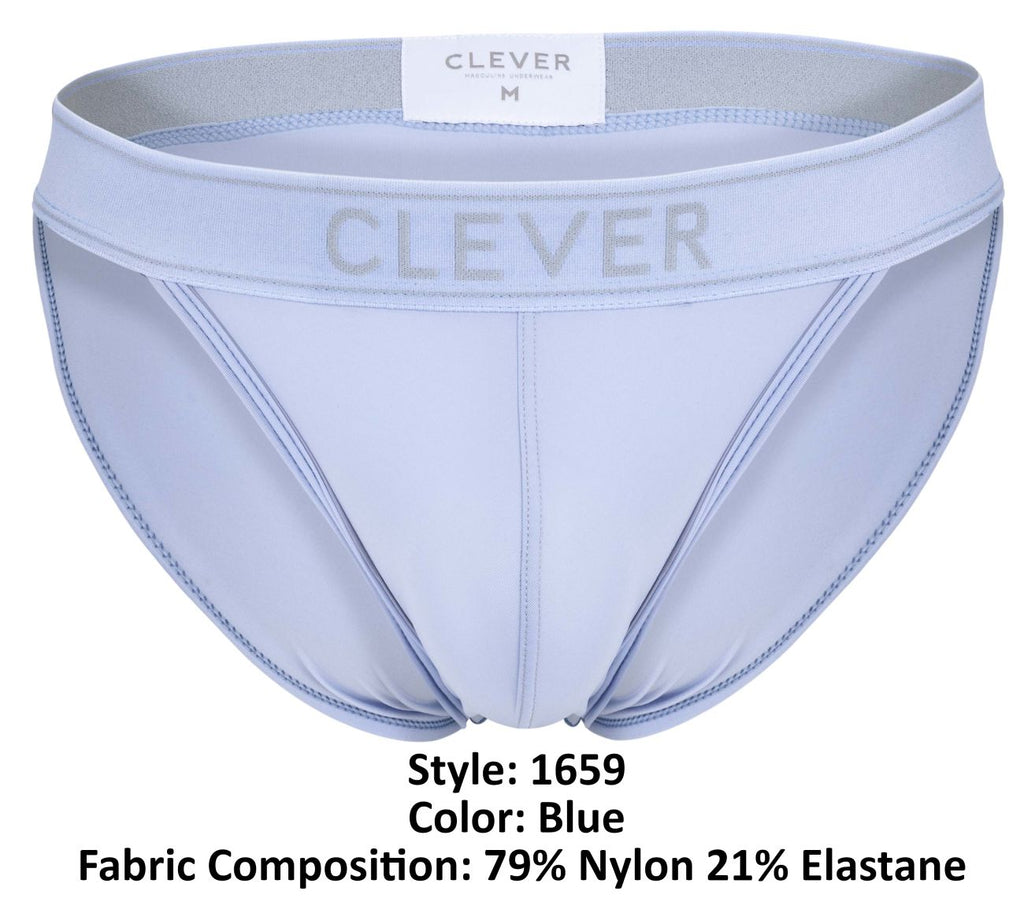 Clever Moda Men's Underwear 1659 Imagination Bikini Color Blue
