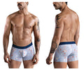 Clever Moda Men's Underwear 1723 Coney Trunks Color Blue