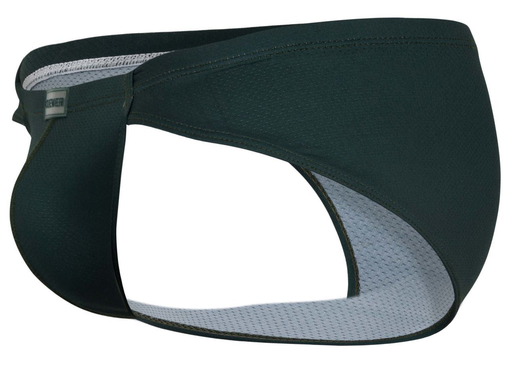 Clever Moda Men's Underwear 1775 Optimo Briefs Color Dark Green