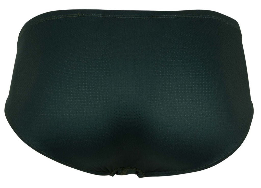 Clever Moda Men's Underwear 1775 Optimo Briefs Color Dark Green
