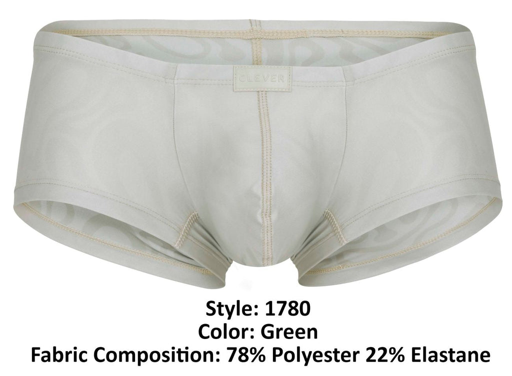Clever Moda Men's Underwear 1780 Maya Trunks Color Beige