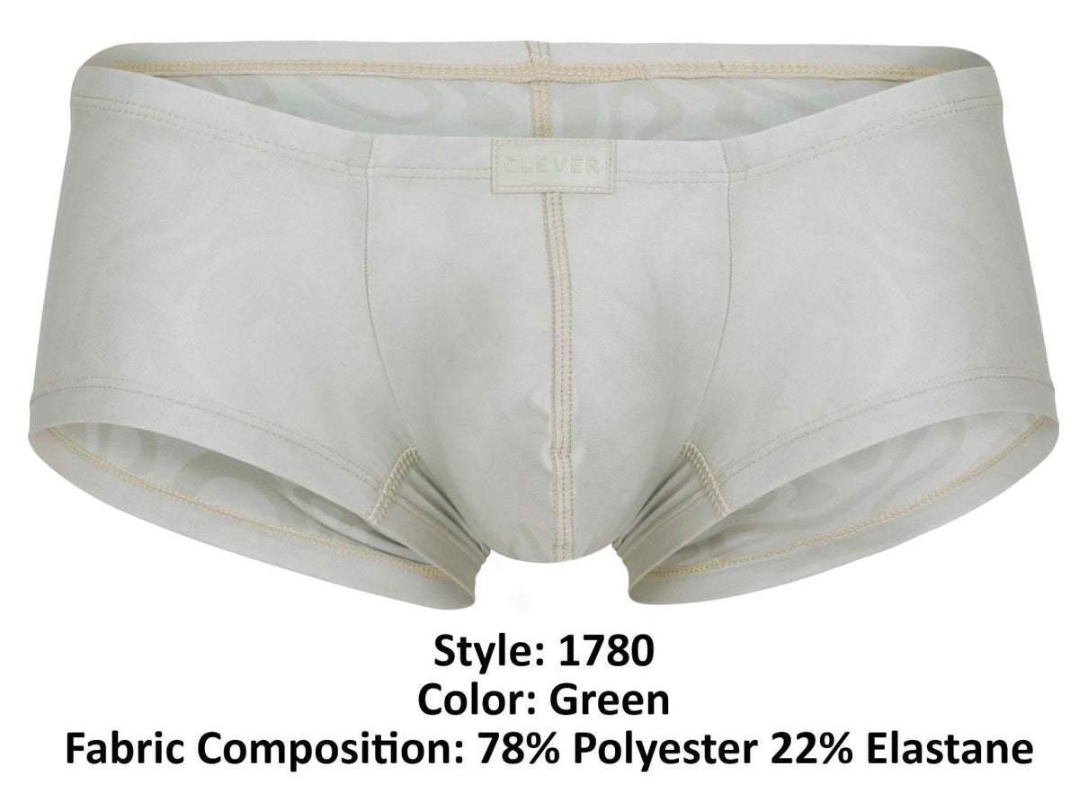 Clever Moda Men's Underwear 1780 Maya Trunks Color Beige