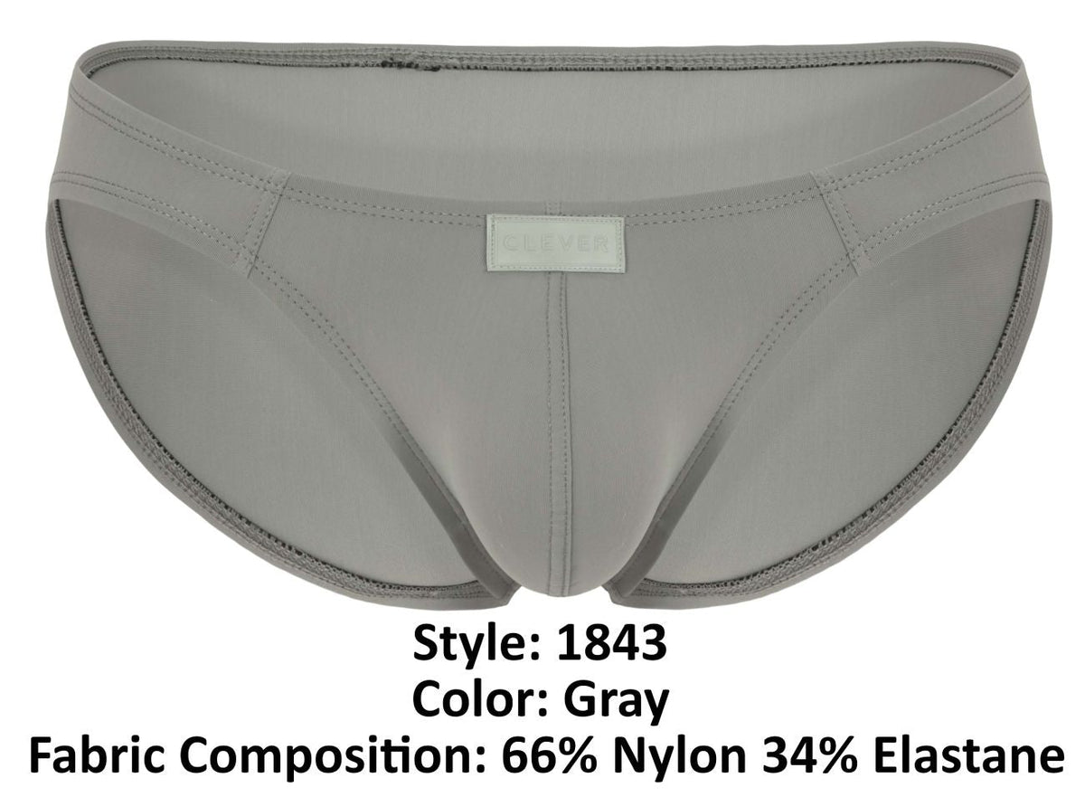 Clever Moda Men's Underwear 1843 Buenavista Bikini Color Gray