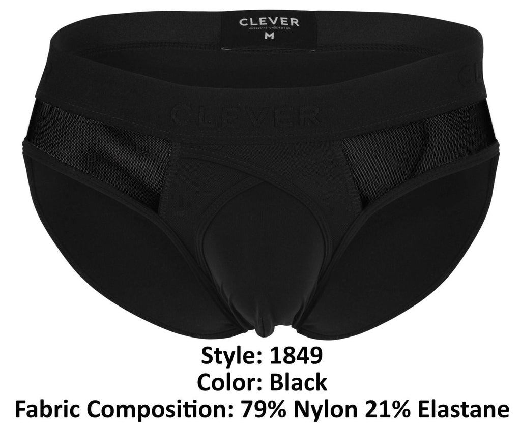 Clever Moda Men's Underwear 1849 Eros Bikini Color Black