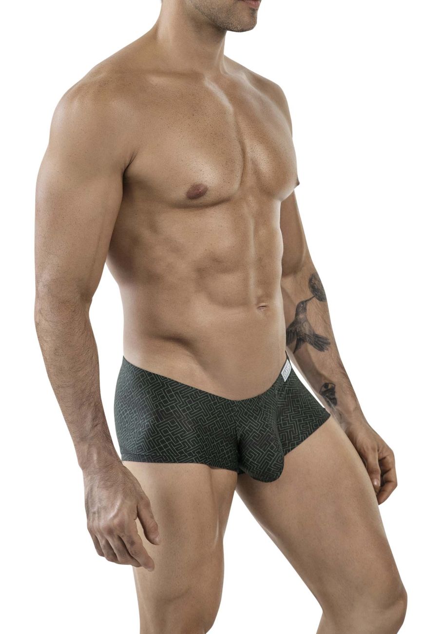 Clever Moda Men's Underwear 1852 Laberin Trunks Color Black