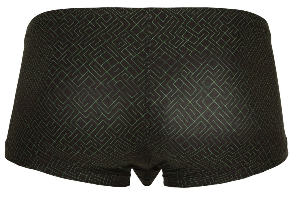Clever Moda Men's Underwear 1852 Laberin Trunks Color Black