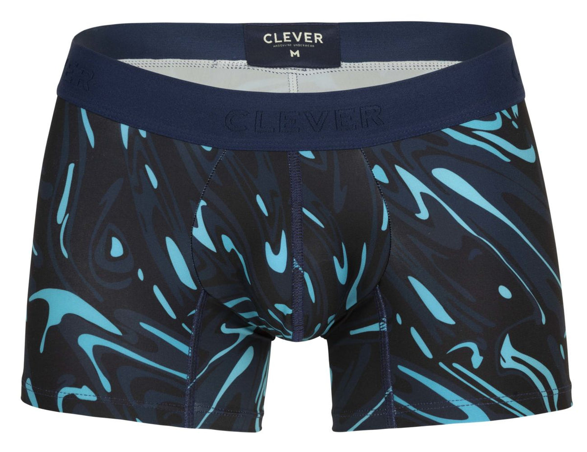 Clever Moda Men's Underwear 1858 Grosh Trunks Color Dark Blue