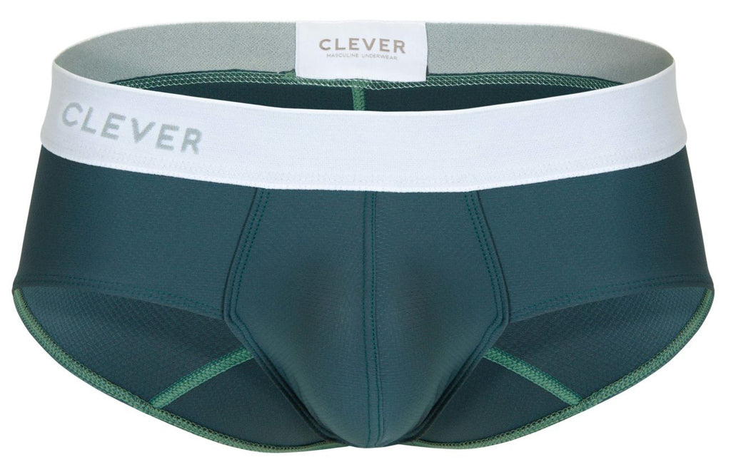 Clever Moda Men's Underwear 1863 Lecler Briefs Color Green