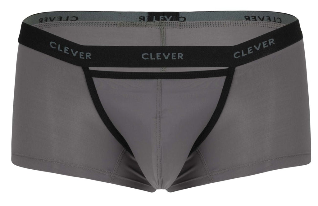 Clever Moda Men's Underwear 1866 Tokio Trunks Color Gray