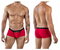 Clever Moda Men's Underwear 1866 Tokio Trunks Color Red
