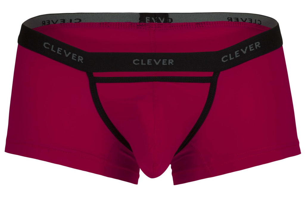 Clever Moda Men's Underwear 1866 Tokio Trunks Color Red