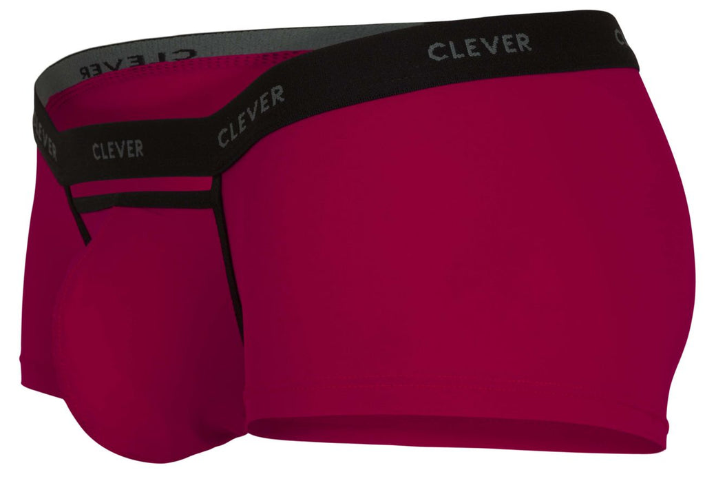 Clever Moda Men's Underwear 1866 Tokio Trunks Color Red