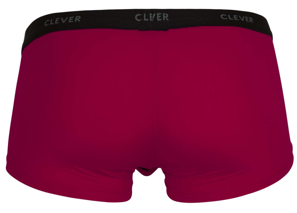 Clever Moda Men's Underwear 1866 Tokio Trunks Color Red