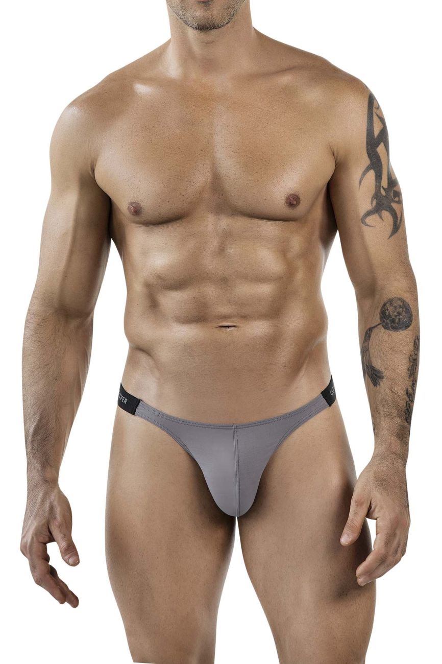 Clever Moda Men's Underwear 1867 Tokio Bikini Color Gray