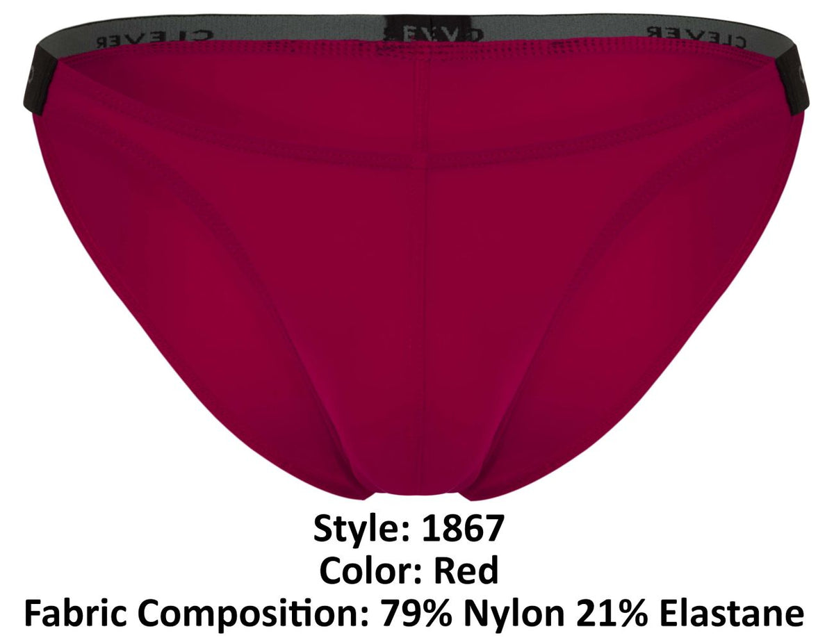 Clever Moda Men's Underwear 1867 Tokio Bikini Color Red
