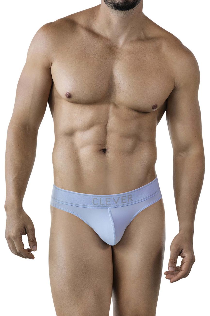 Clever Moda Men's Underwear 2008 Raw Thongs Color Light Blue