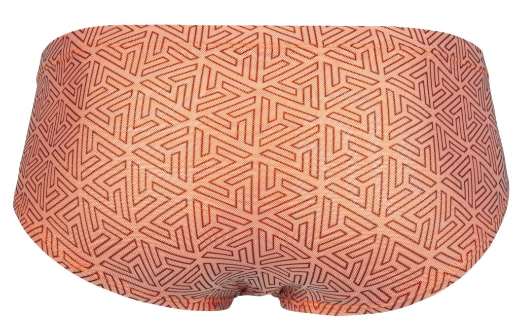 Clever Moda Men's Underwear 2017 Neon Briefs Color Orange
