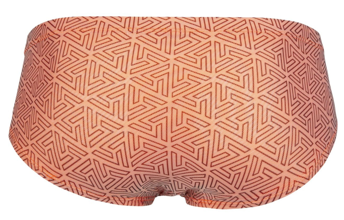 Clever Moda Men's Underwear 2017 Neon Briefs Color Orange