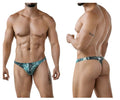 Clever Moda Men's Underwear 2020 Galia Thongs Color Green