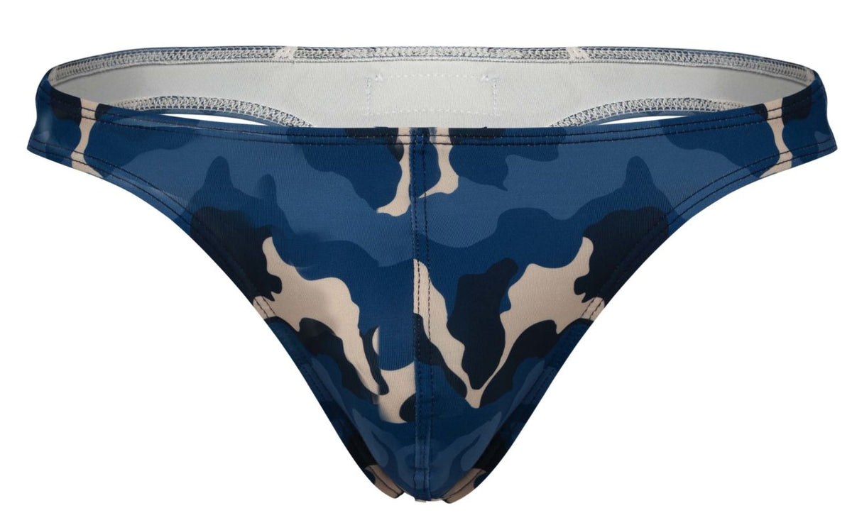 Clever Moda Men's Underwear 2023 Almeria Thongs Color Blue
