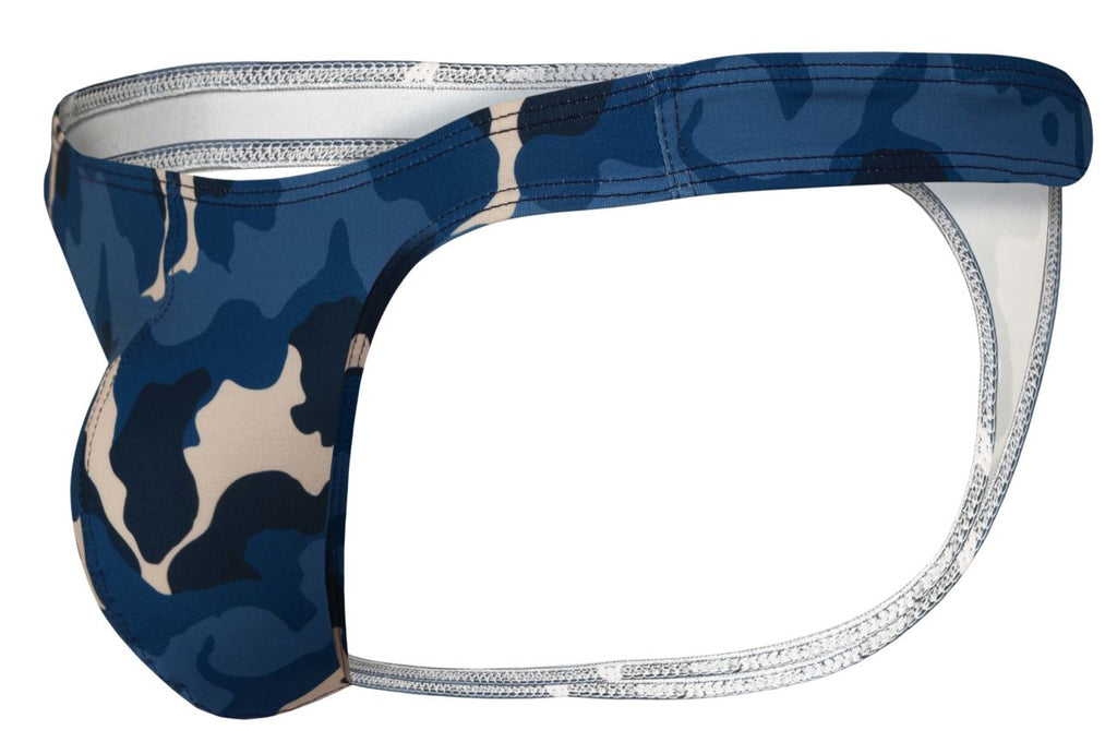 Clever Moda Men's Underwear 2023 Almeria Thongs Color Blue