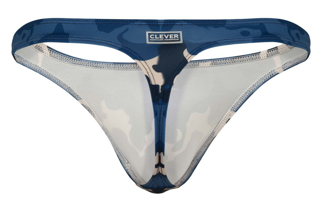 Clever Moda Men's Underwear 2023 Almeria Thongs Color Blue