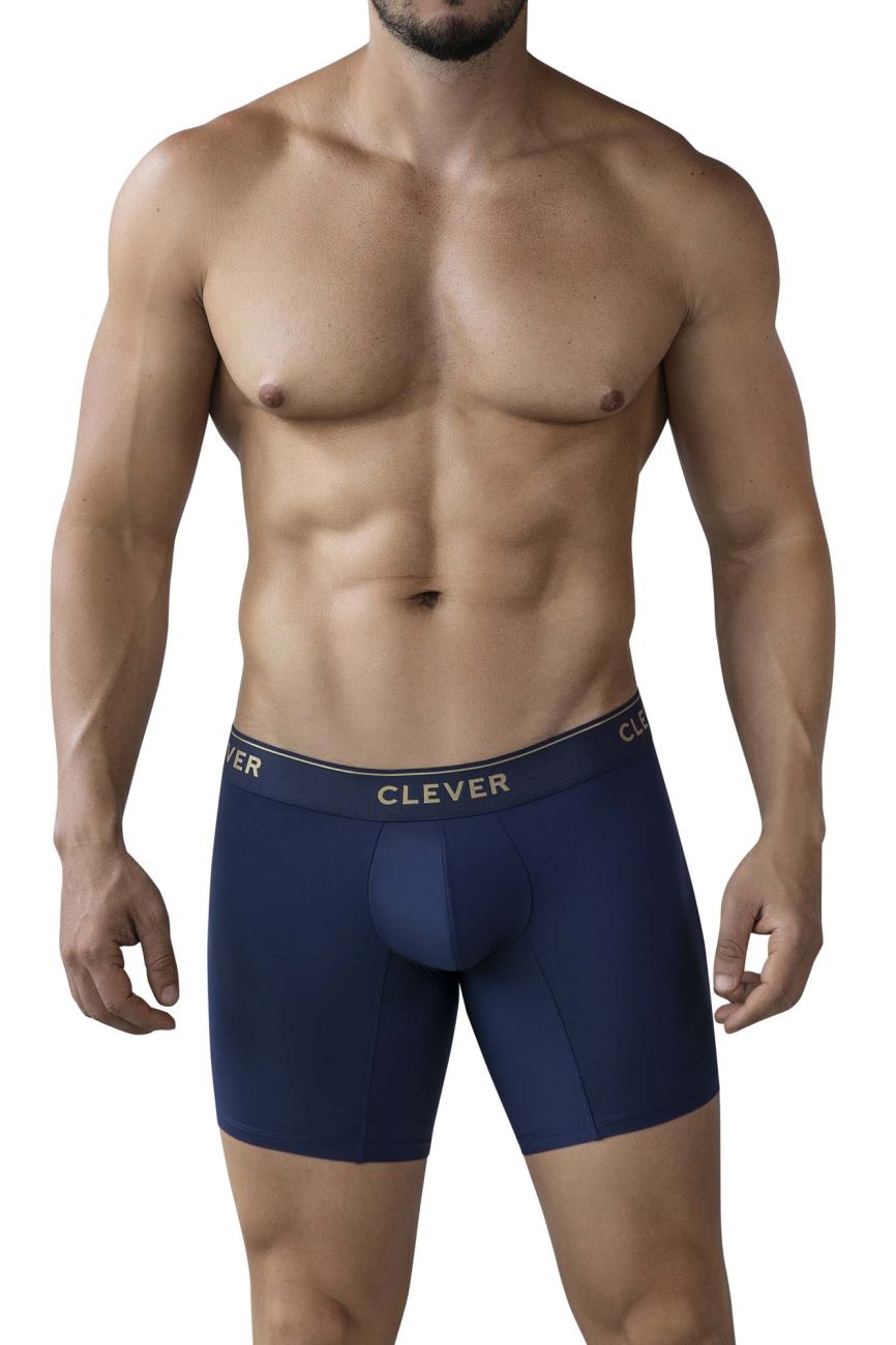 Clever Moda Men's Underwear 2027 Valladolid Boxer Briefs Color Dark Blue