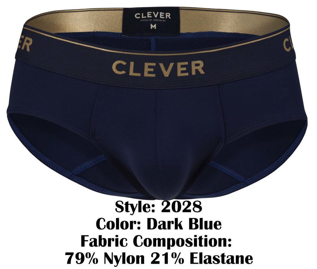 Clever Moda Men's Underwear 2028 Valladolid Briefs Color Dark Blue