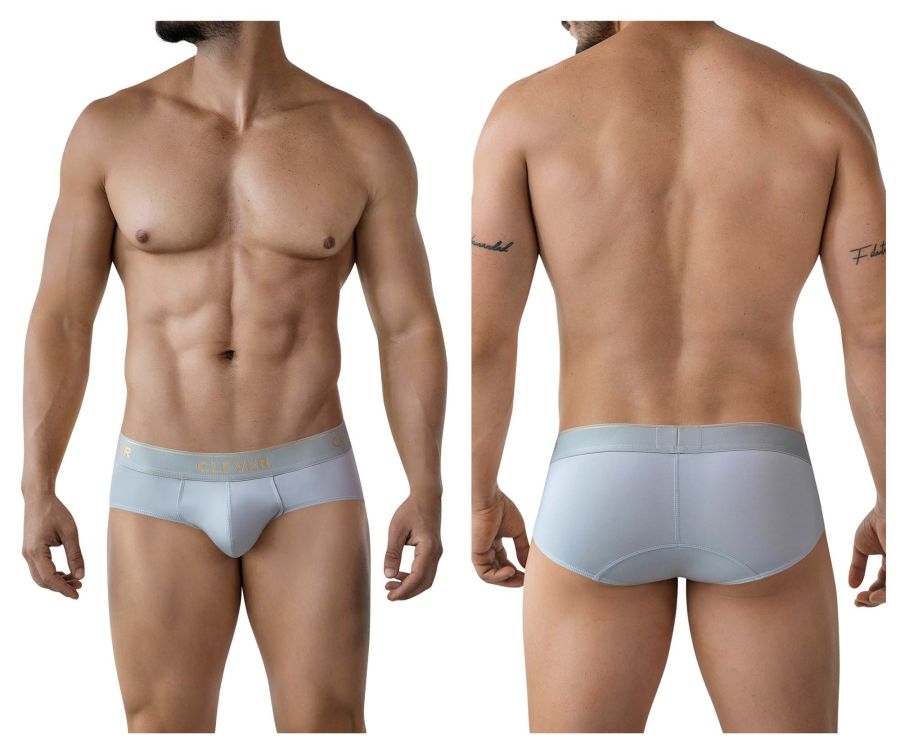 Clever Moda Men's Underwear 2028 Valladolid Briefs Color Gray