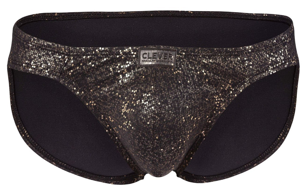 Clever Moda Men's Underwear 2039 Galaxy Briefs Color Black