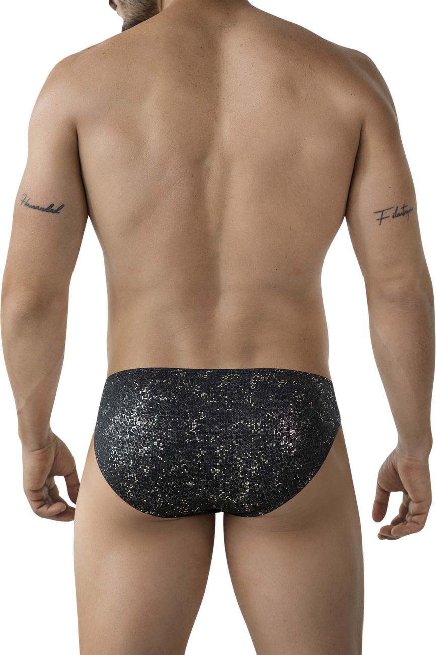 Clever Moda Men's Underwear 2039 Galaxy Briefs Color Black