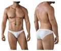 Clever Moda Men's Underwear 2039 Galaxy Briefs Color White